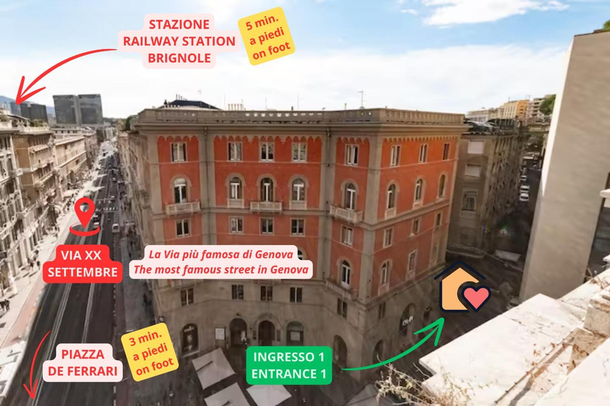 Casa Via XX Settembre - La Via Piu Famosa Di Genova Apartment Exterior foto